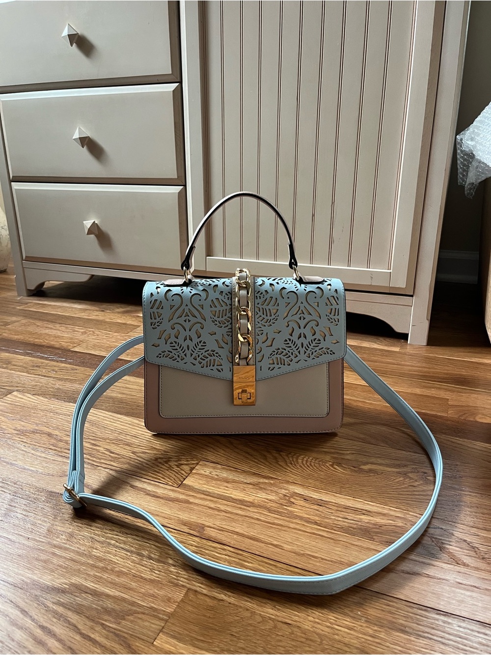 Aldo Pastel Top-Handle Crossbody Bag